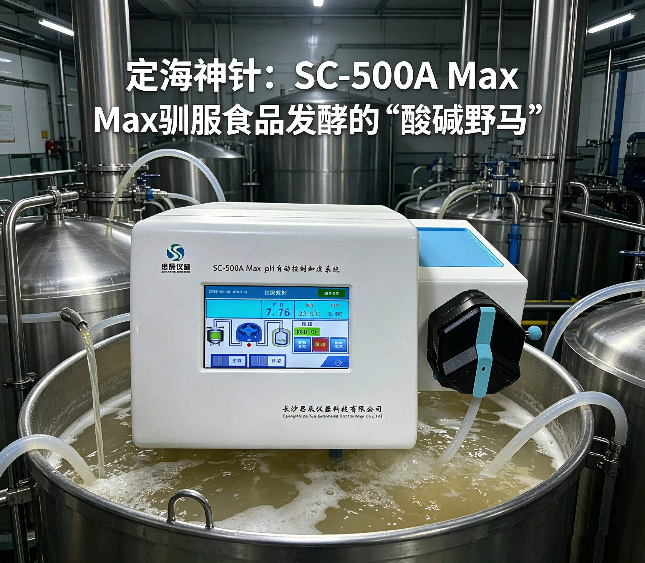 千升發(fā)酵罐里的&ldquo;定海神針&rdquo;：SC-500A Max如何馴服食品發(fā)酵的&ldquo;酸堿野馬&rdquo;？